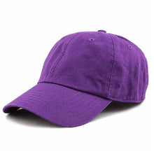 Load image into Gallery viewer, Newhattan 100% Cotton Solid Baseball Caps
