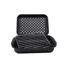 Load image into Gallery viewer, Granite Ware 3Pc Set Bake Broil &amp; Grill Black
